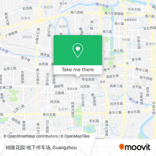 锦隆花园-地下停车场 map