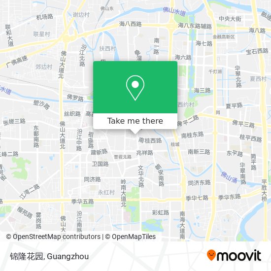 锦隆花园 map