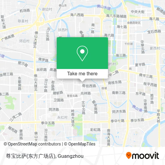 尊宝比萨(东方广场店) map