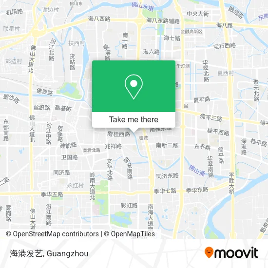 海港发艺 map