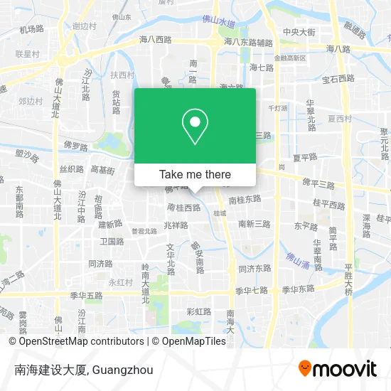 南海建设大厦 map