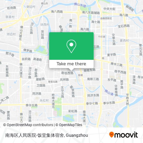 南海区人民医院-饭堂集体宿舍 map