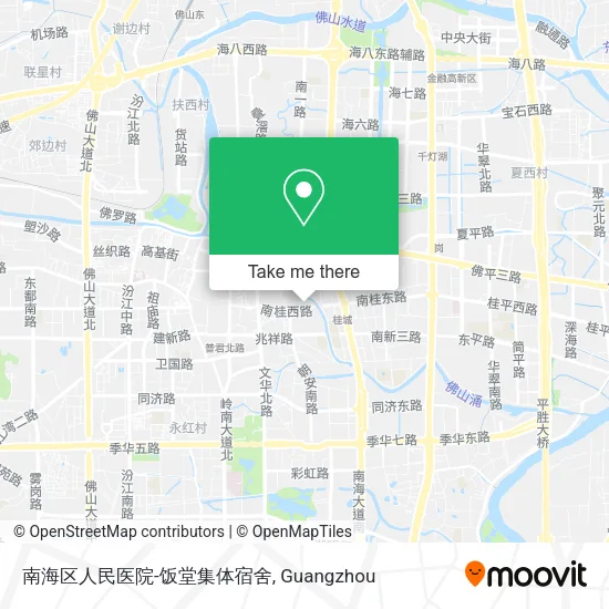 南海区人民医院-饭堂集体宿舍 map