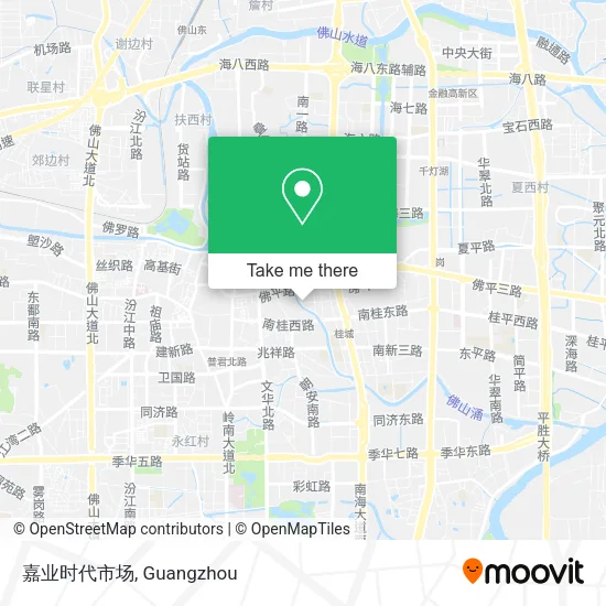 嘉业时代市场 map