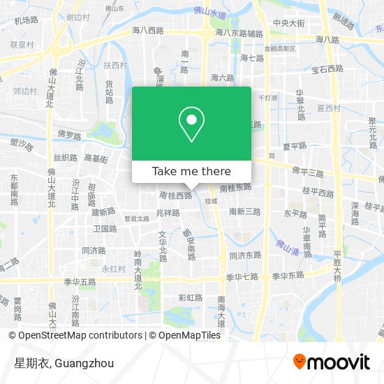 星期衣 map