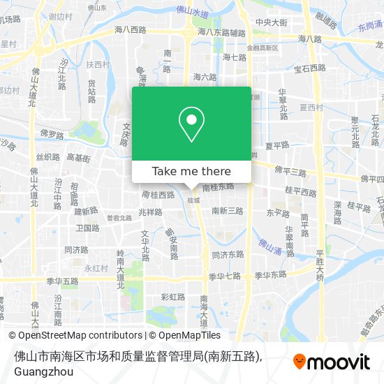 佛山市南海区市场和质量监督管理局(南新五路) map