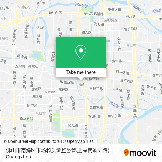 佛山市南海区市场和质量监督管理局(南新五路) map