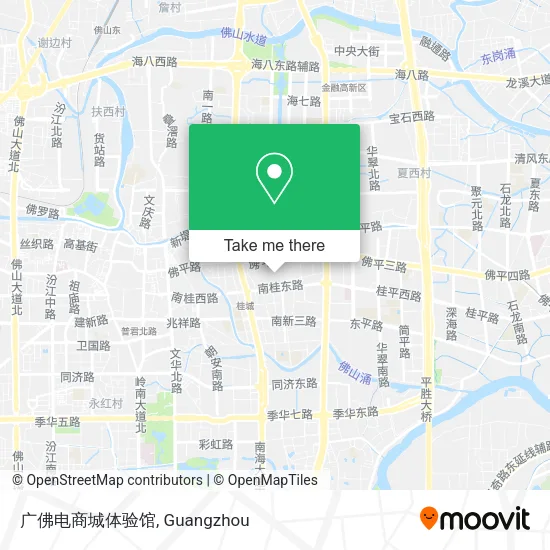 广佛电商城体验馆 map