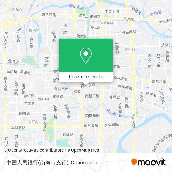 中国人民银行(南海市支行) map