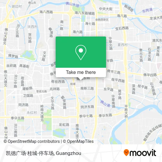 凯德广场·桂城-停车场 map