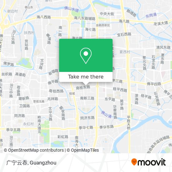 广宁云吞 map