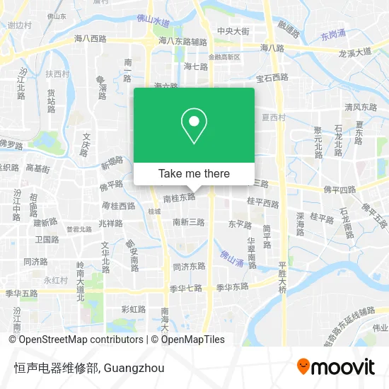 恒声电器维修部 map