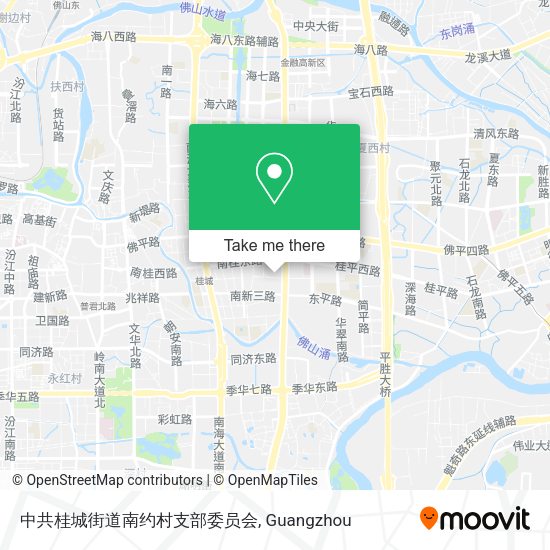 中共桂城街道南约村支部委员会 map