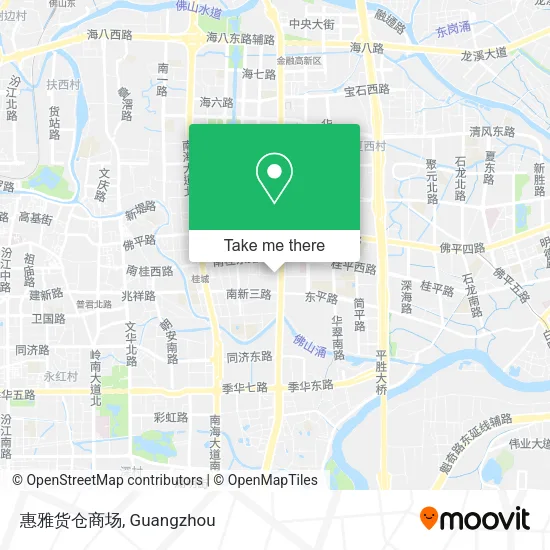 惠雅货仓商场 map