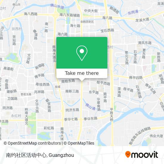 南约社区活动中心 map