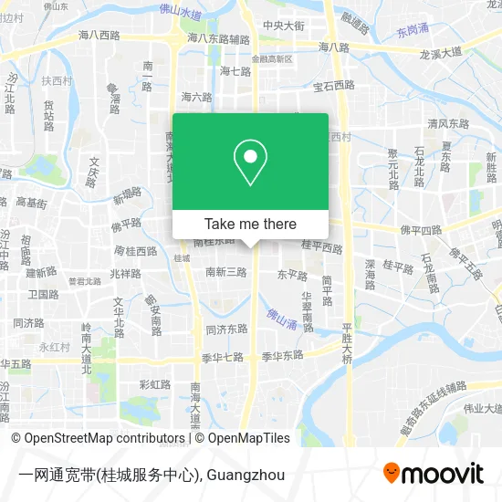 一网通宽带(桂城服务中心) map