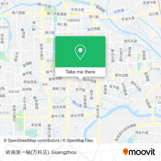 岭南第一锅(万科店) map