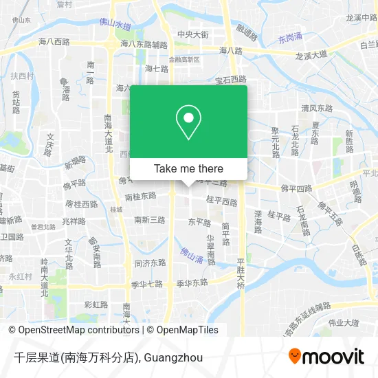 千层果道(南海万科分店) map