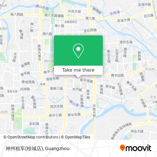 神州租车(桂城店) map