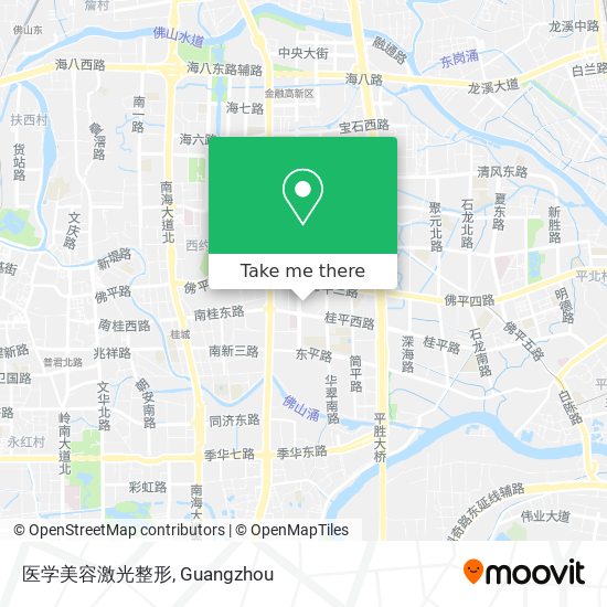 医学美容激光整形 map