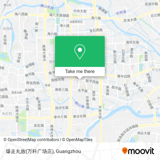 爆走丸族(万科广场店) map