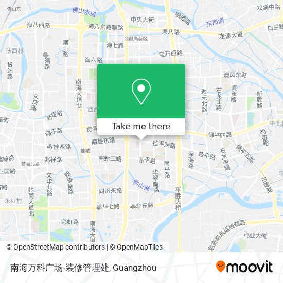 南海万科广场-装修管理处 map