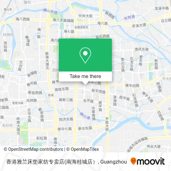 香港雅兰床垫家纺专卖店 map