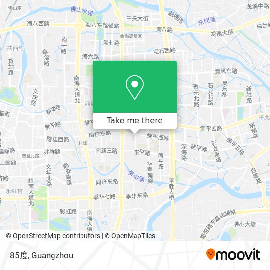 85度 map