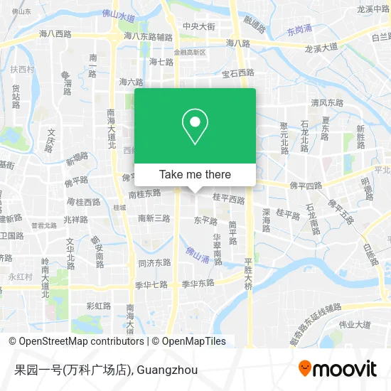 果园一号(万科广场店) map