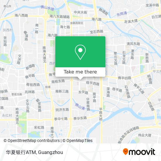 华夏银行ATM map