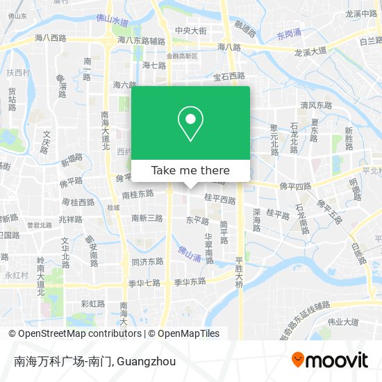 南海万科广场-南门 map