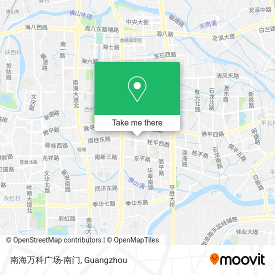 南海万科广场-南门 map