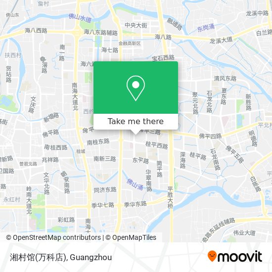 湘村馆(万科店) map