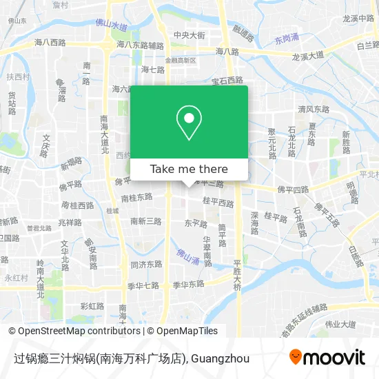 过锅瘾三汁焖锅(南海万科广场店) map