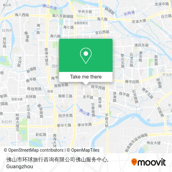 佛山市环球旅行咨询有限公司佛山服务中心 map