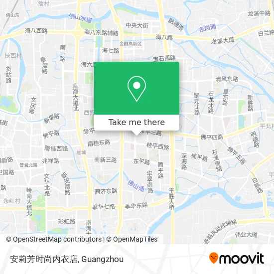 安莉芳时尚内衣店 map
