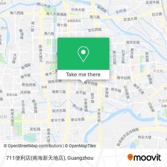 711便利店(南海新天地店) map
