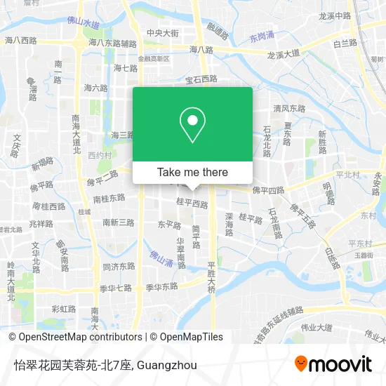 怡翠花园芙蓉苑-北7座 map