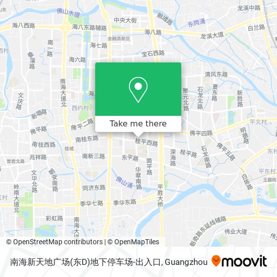 南海新天地广场(东D)地下停车场-出入口 map