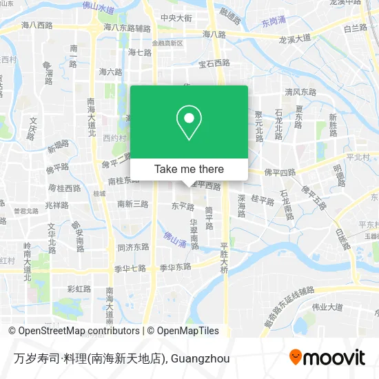 万岁寿司·料理(南海新天地店) map