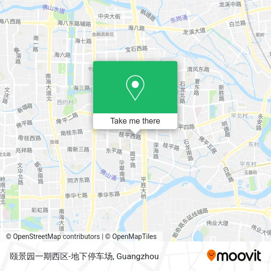 颐景园一期西区-地下停车场 map