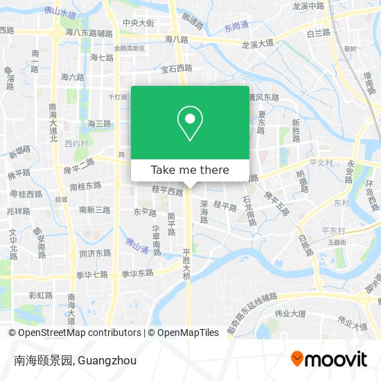 南海颐景园 map
