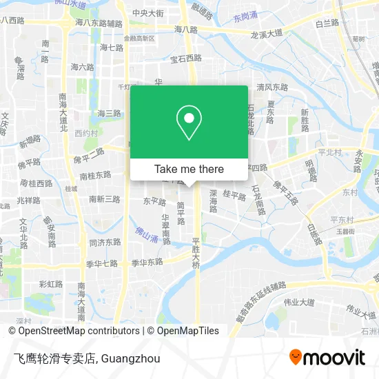 飞鹰轮滑专卖店 map