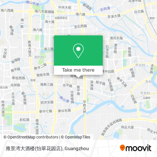 雍景湾大酒楼(怡翠花园店) map