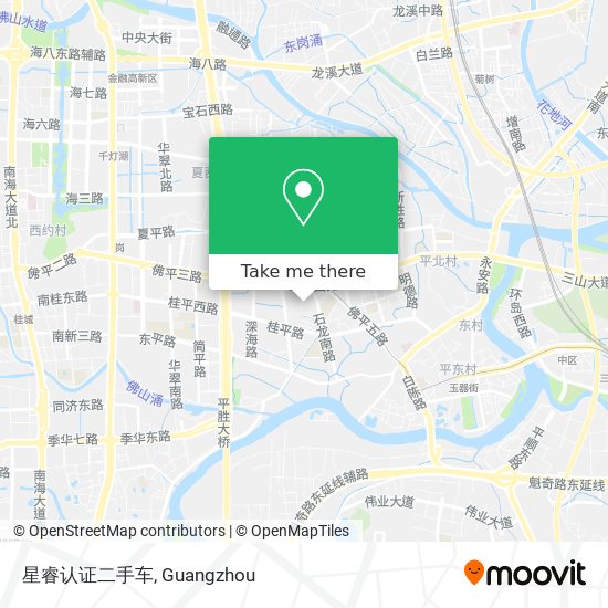星睿认证二手车 map