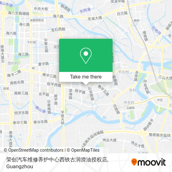 荣创汽车维修养护中心西铁古润滑油授权店 map
