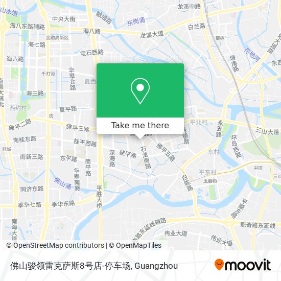 佛山骏领雷克萨斯8号店-停车场 map