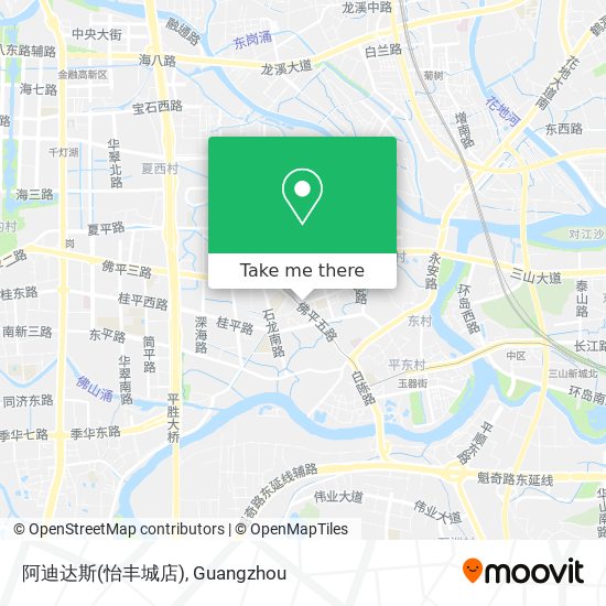 阿迪达斯(怡丰城店) map