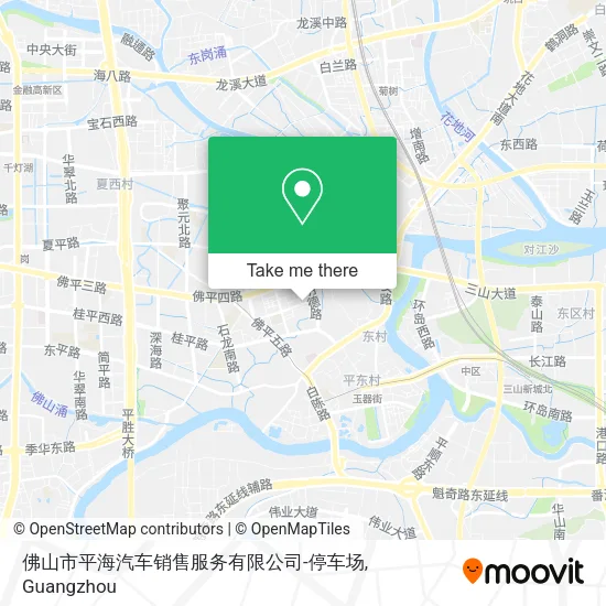 佛山市平海汽车销售服务有限公司-停车场 map