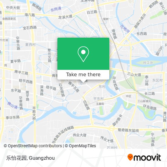 乐怡花园 map